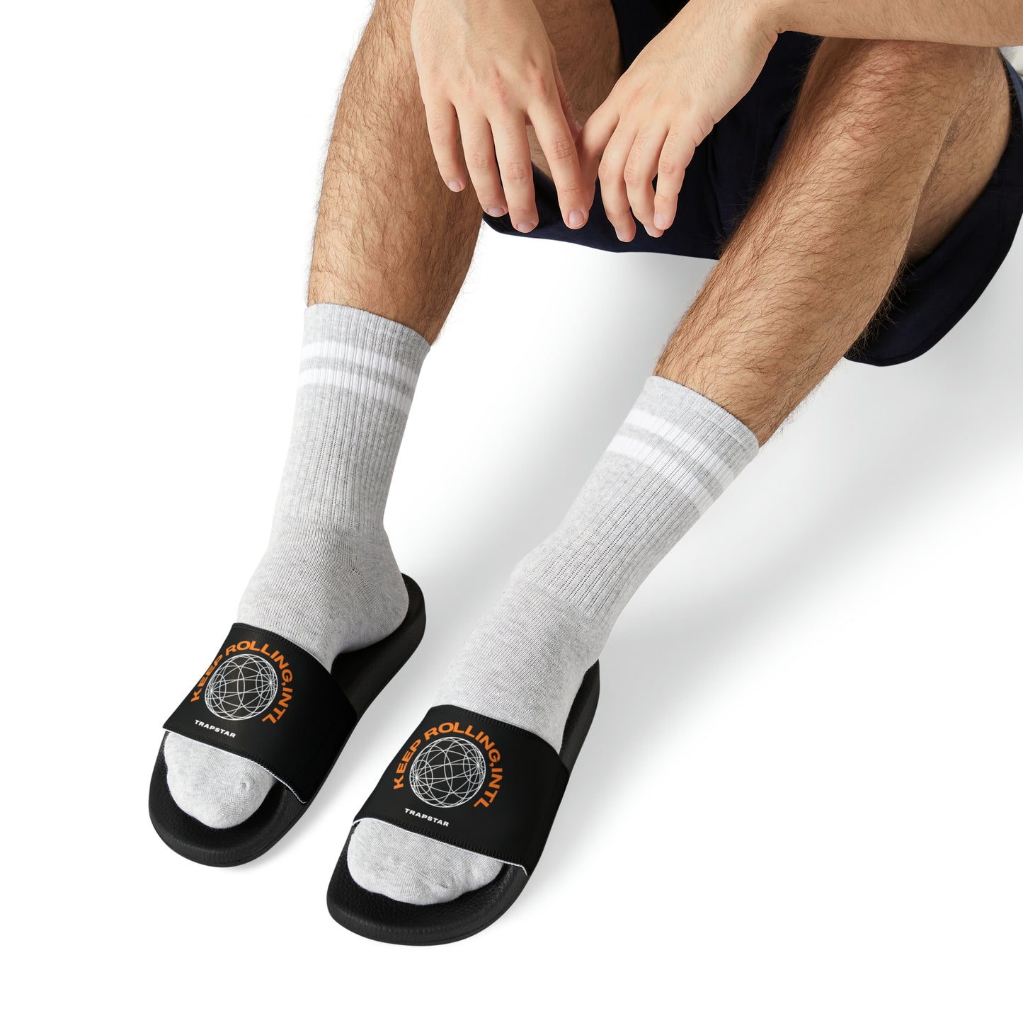 KRI “Global Trapstar” Men's Slides (Flame)