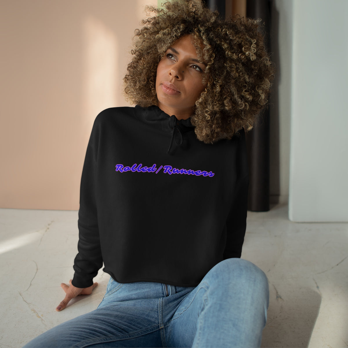 Smoke Champs “Power Purp Girls” Crop Hoodie