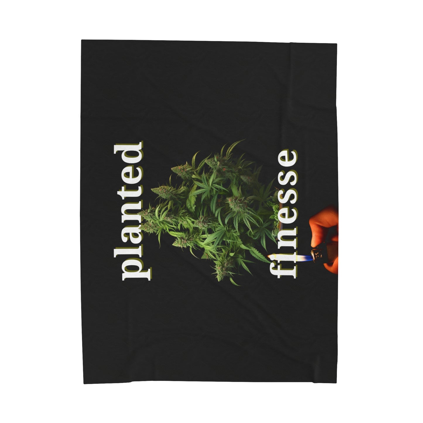 P.S. Unltd. “Planted Finesse” Throw Blanket