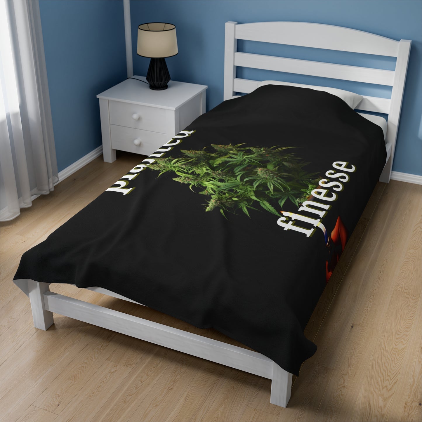 P.S. Unltd. “Planted Finesse” Throw Blanket